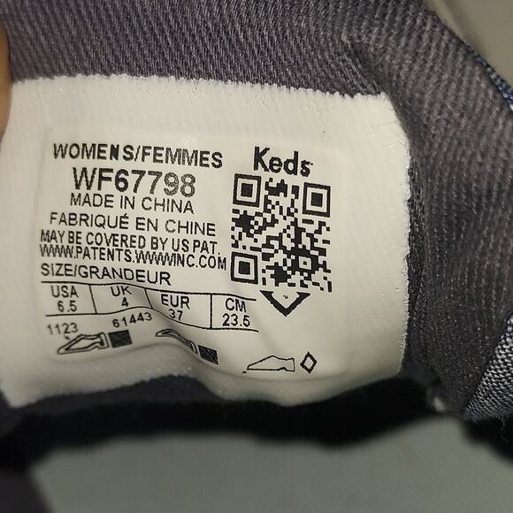 Keds Women's Sneakers 6.5M Platform Lace Up Low Top Jump Kick Duo Chambray Blue - Picture 15 of 15